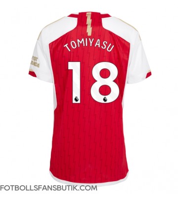 Arsenal Takehiro Tomiyasu #18 Replika Hemmatröja Damer 2023-24 Kortärmad